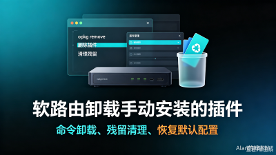 软路由卸载手动安装的插件